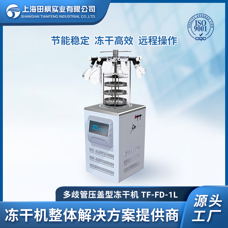 实验室冷冻干燥机 TF-FD-1L 多歧管普通型 上海田枫冻干机工厂