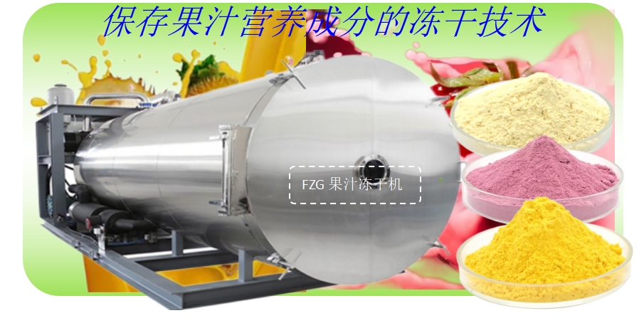 食品冷冻干燥机和浓缩果汁冻干生产线解决方案