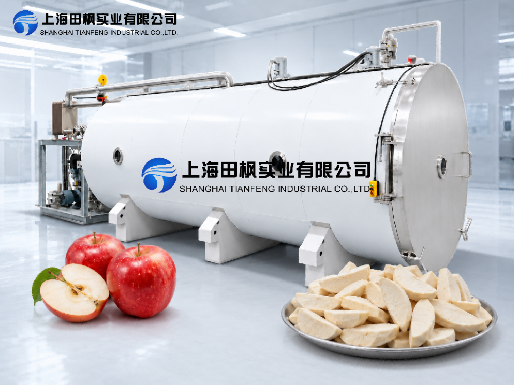 苹果脆片冻干生产线：冷冻干燥机设备选型